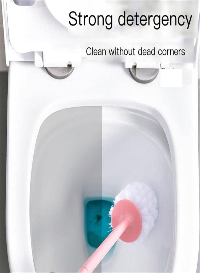 RUDRO IMPEX Toilet Brush | Wall Mounted Toilet Cleaning Brushes |Brushes for Bathroom Cleaning Japanese Designed Modern Design with Soft Bristle Can Also Be Wall Hanged with Holder(Random Color) (1) - Image 5